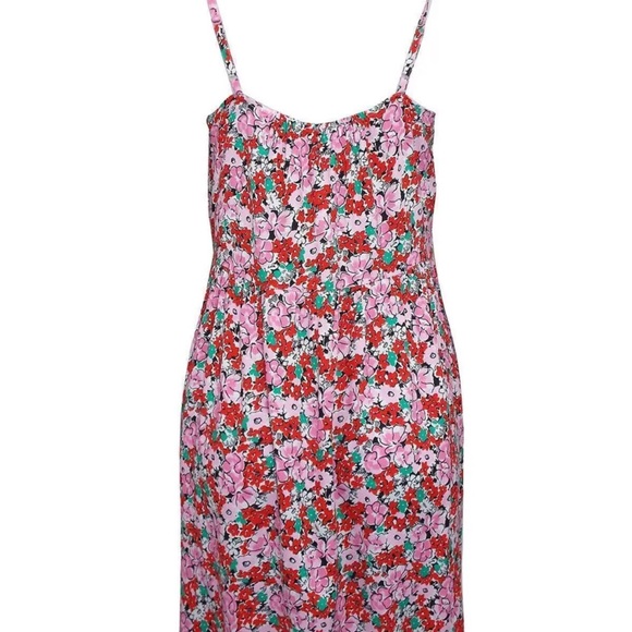 Miss Selfridge Floral slip Dress Size 10 Summer Smock - Picture 2 of 2